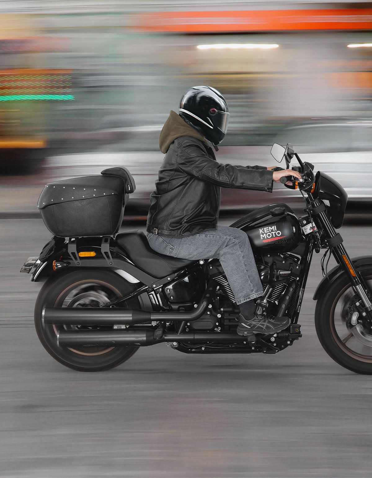 43L Waterproof Motorcycle Top Case Hard Shell - Image 7