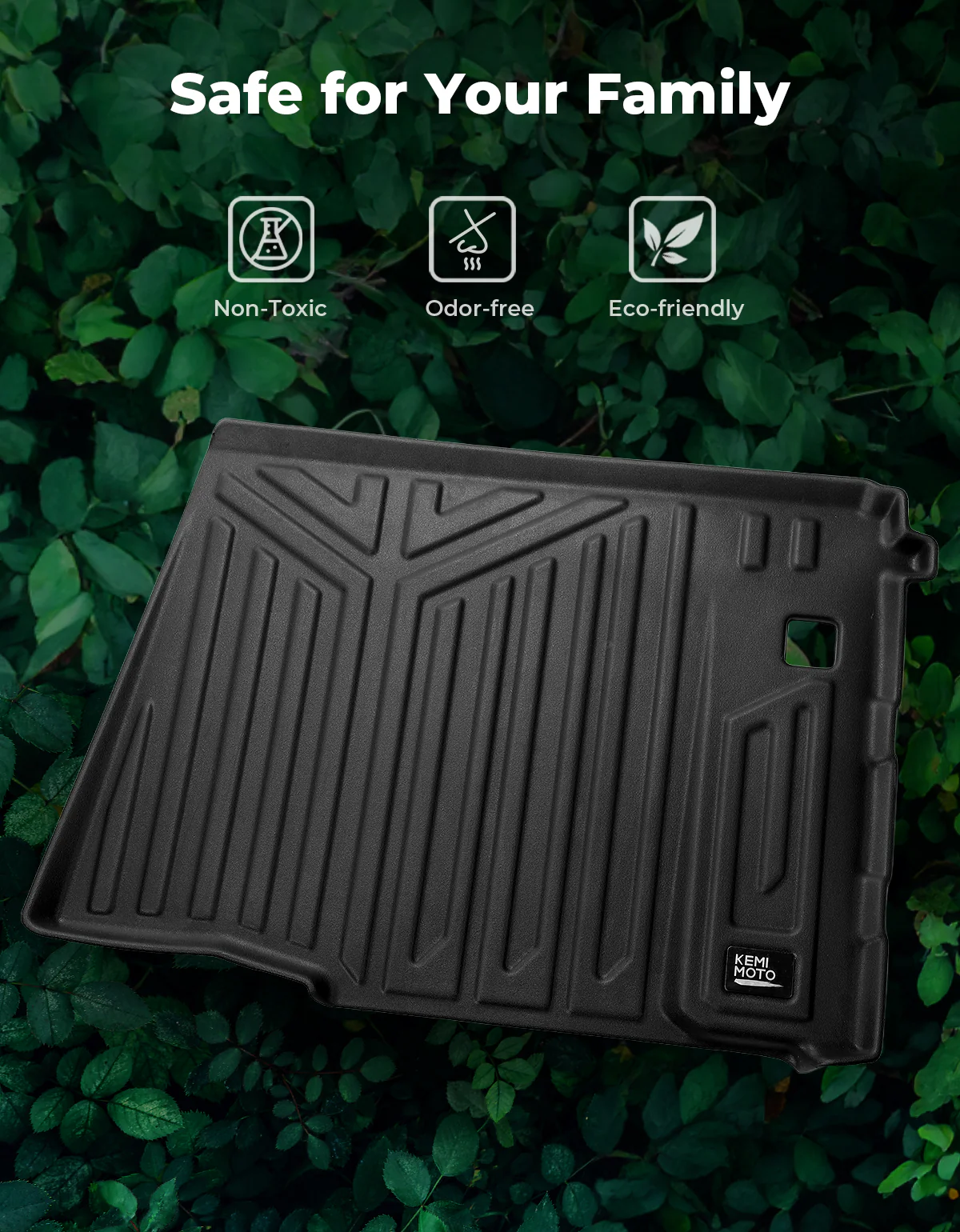 4PCS TPE Floor Mats Anti-Slip for Can-Am Defender Max HD7|8|9|10 - Image 5