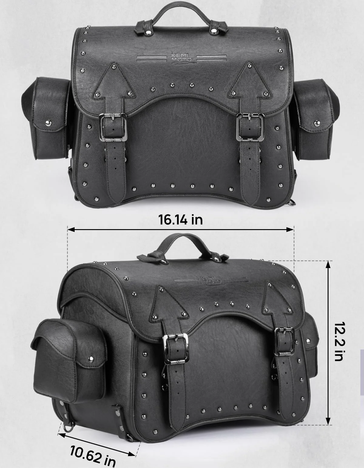 50L Motorcycle Tail Bag for Softail Sportster - Image 4