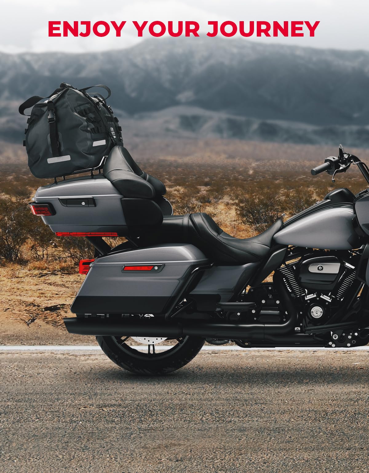 50L Waterproof Motorcycle Tail Bag - Image 6