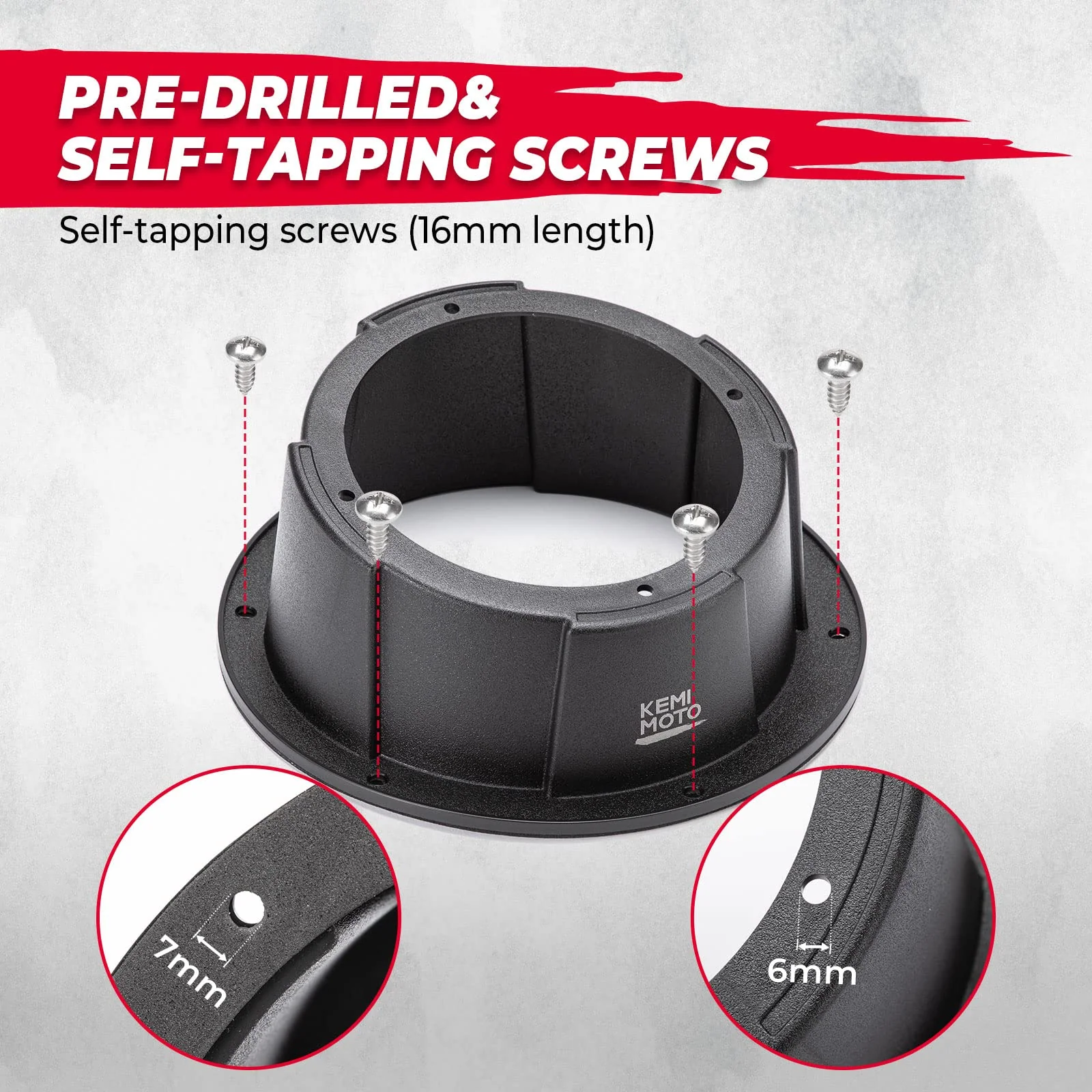 6.5 Inch Mount Speaker Pod For UTVs, RVs, Cars, Boats, Trunks, Trailers - Image 5