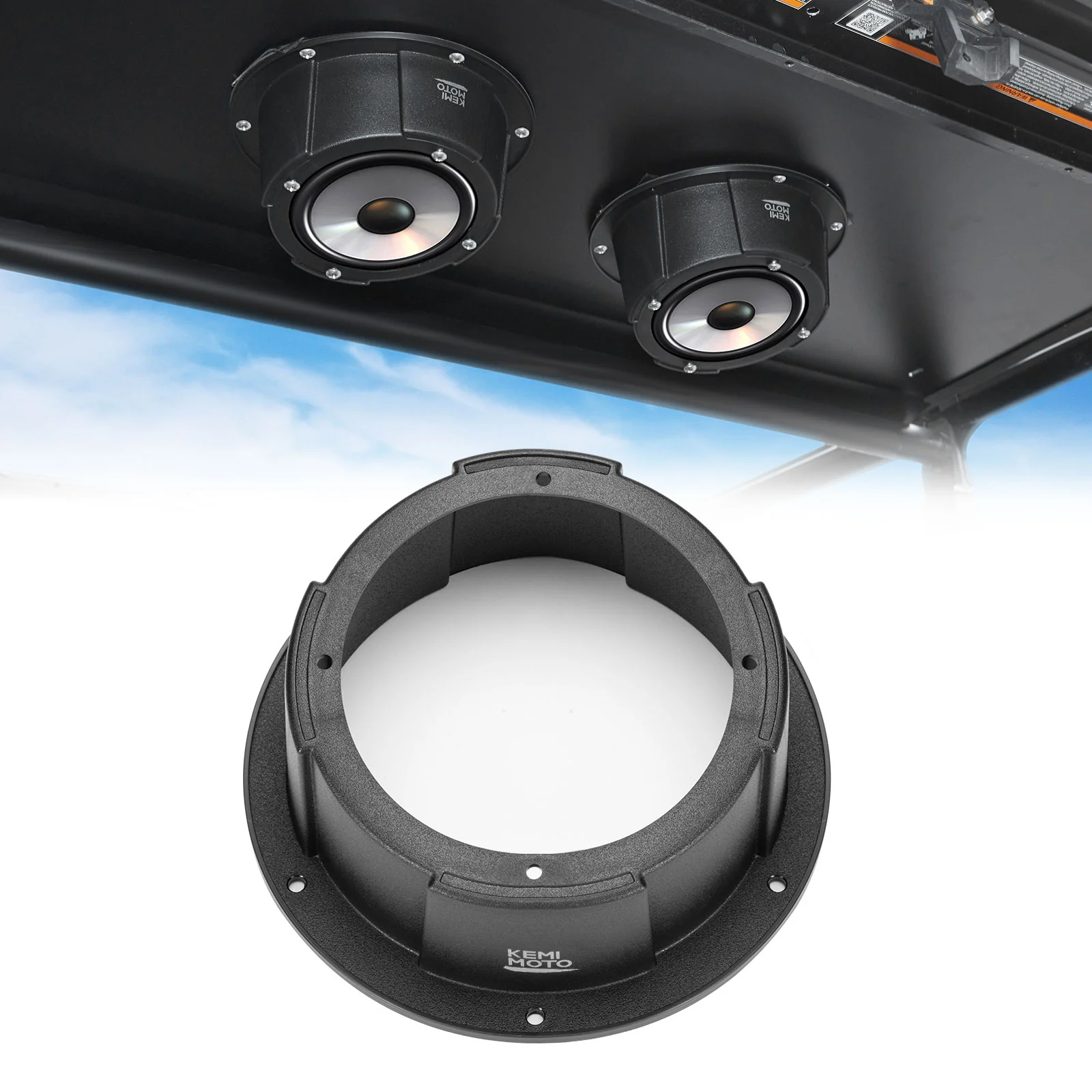 6.5 Inch Mount Speaker Pod For UTVs, RVs, Cars, Boats, Trunks, Trailers - Image 8