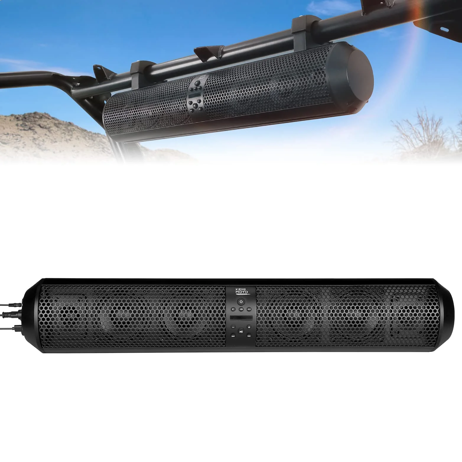 6 Speaker 28" UTV Bluetooth Sound Bar for Golf Carts - Image 9