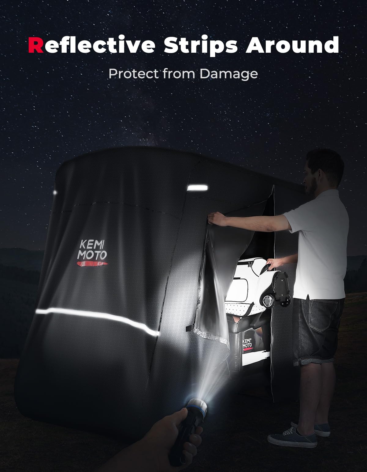 Heavy-Duty Golf Cart Cover for EZGO Club Car Models - Image 7