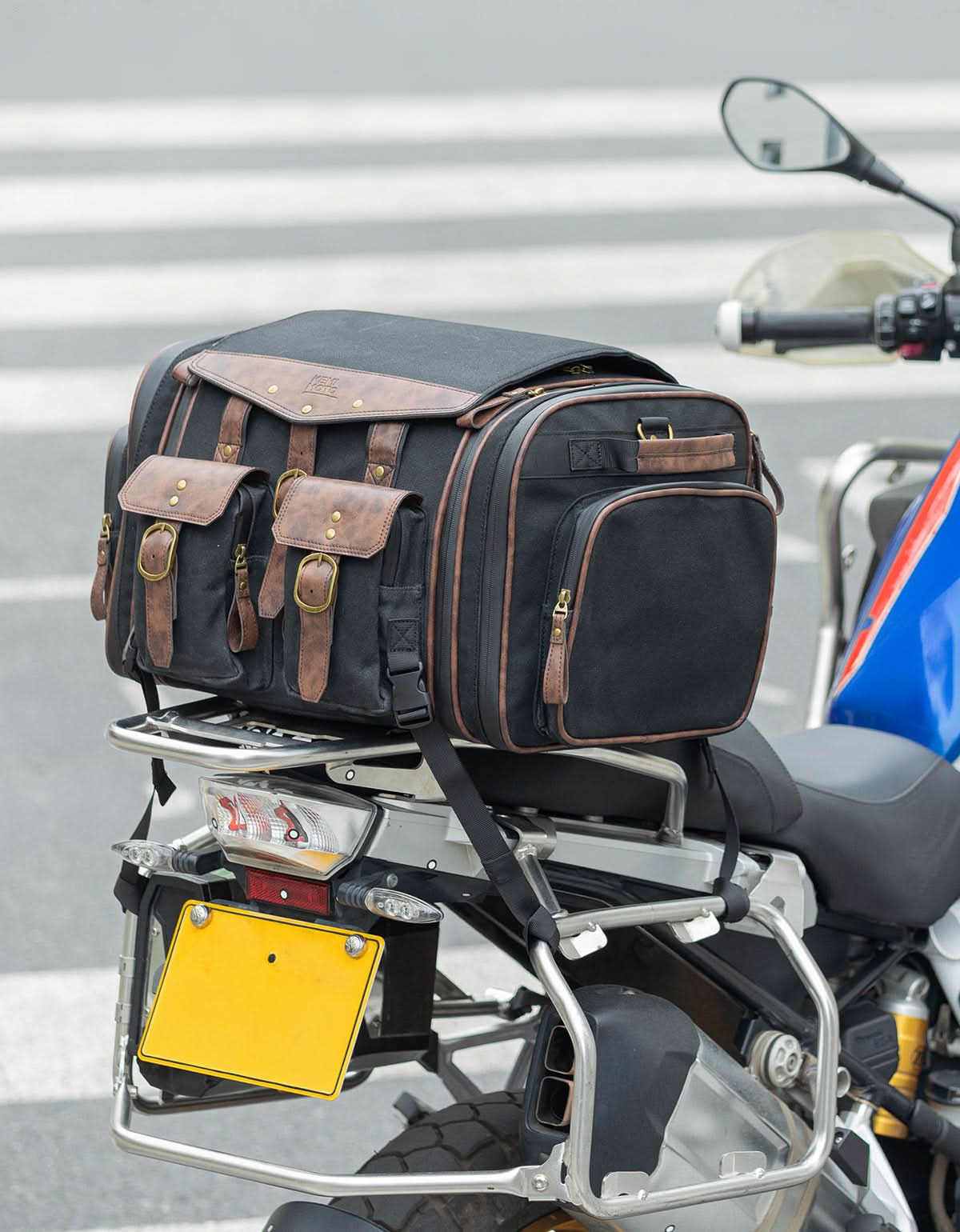 Motorcycle Tail Bag, 60L Expandable Bag Luggage - Image 7