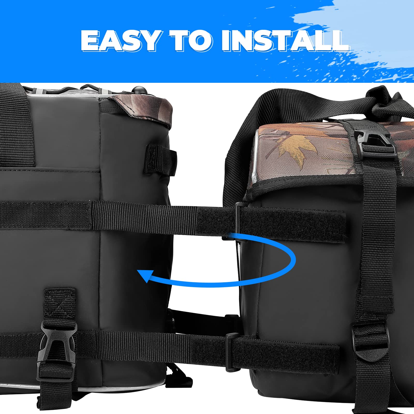 76L ATV Waterproof Storage Bags With Thicker Seat - Image 7
