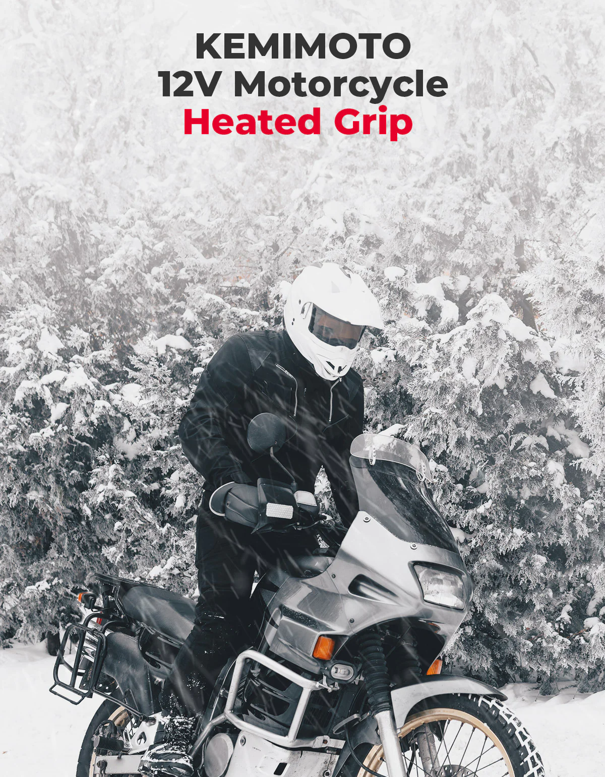 12V Heated Grip with 5 Gear Temperature for ATV Motorcycle - Image 7