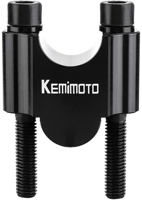 Motorcycle 7/8" Handlebar Risers 30mm Height (Black) - Image 3