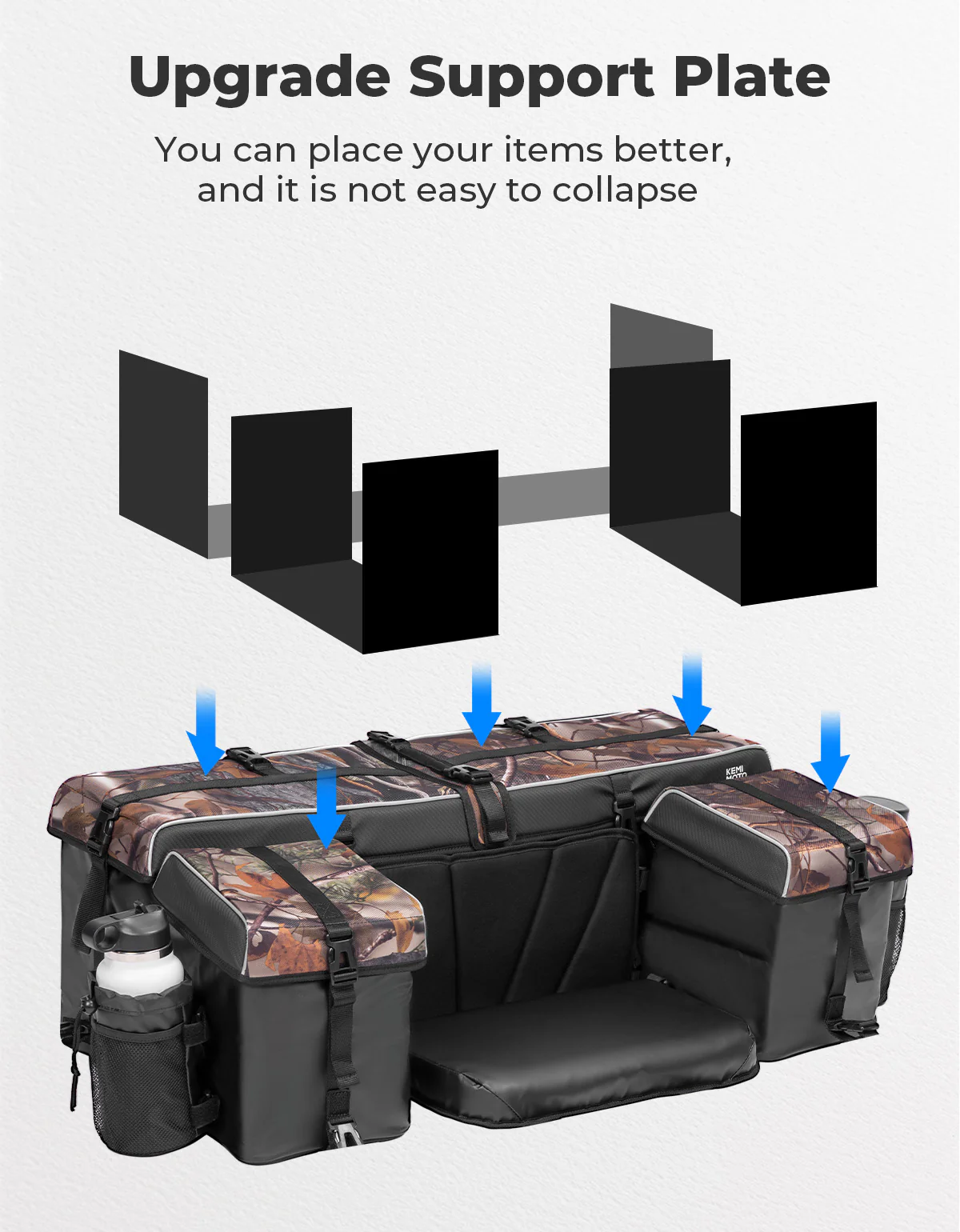 83L ATV Cargo Bag w/ cooler bag for Polaris Can-Am Kawasaki Arctic Cat CFMOTO - Image 6
