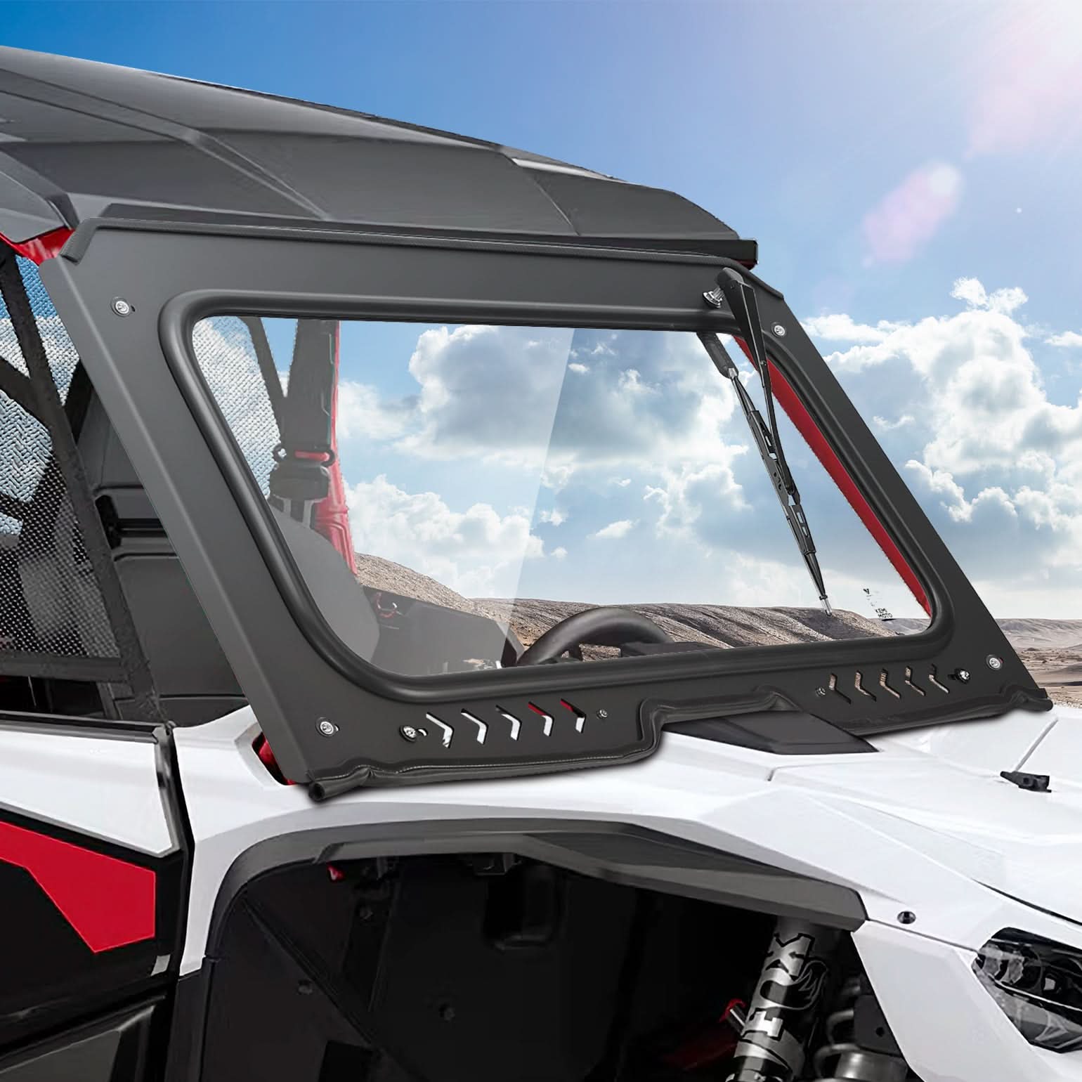 8MM Glass Windshield with Wiper for Honda Talon 1000 - Image 8