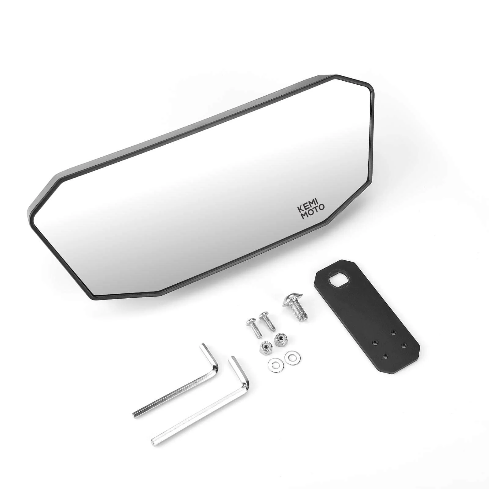 Adjustable Side Mirrors & Rear View Mirror For Polaris Ranger - Image 11