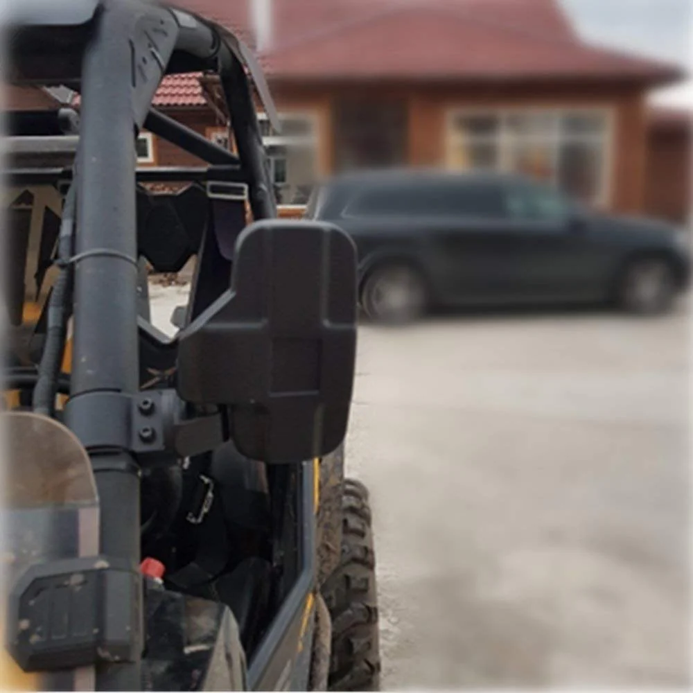 360 Degree Adjustable Side Mirrors for Can Am Maverick X3/ RZR w/ 1.75" -2" Roll Bar(1 pair) - Image 6