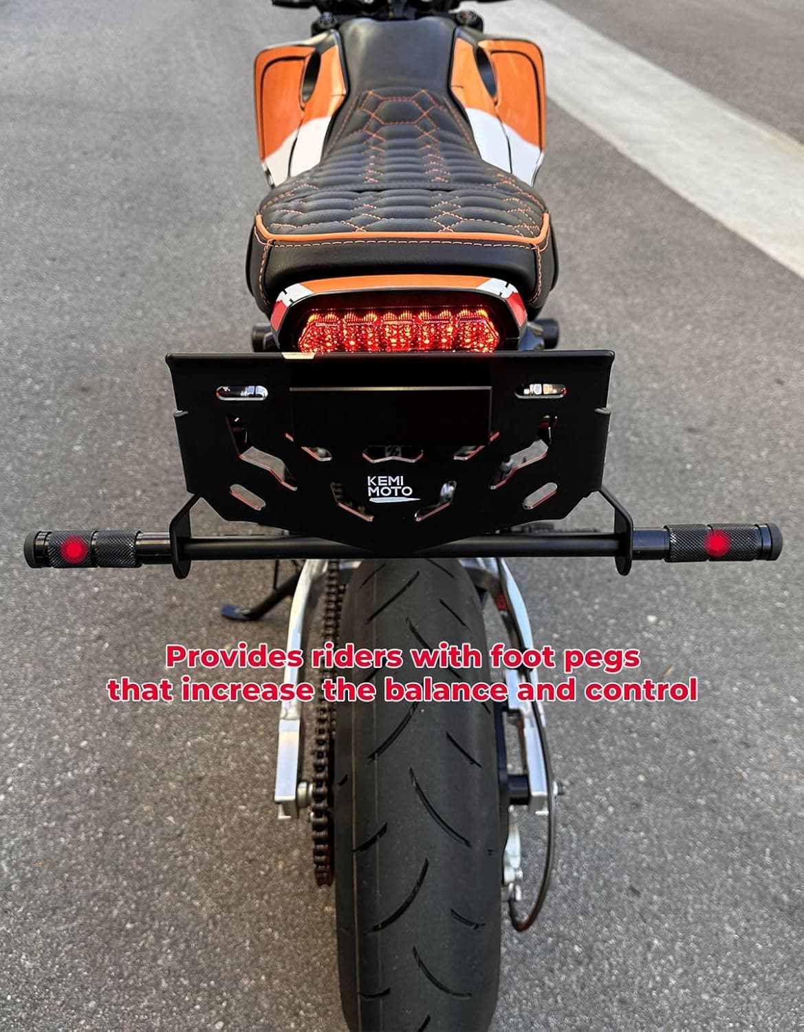 Aluminum Crash Bar Protector for Grom MSX125 2022-2024 - Image 3