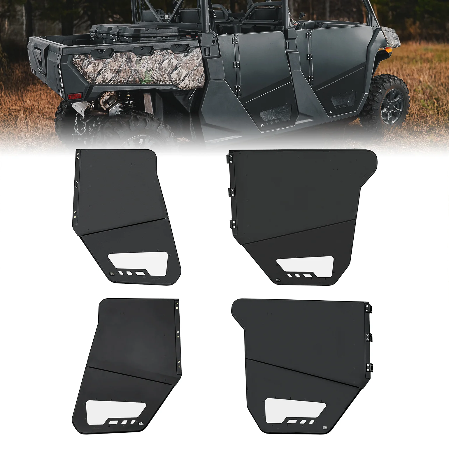 Aluminum 4pcs Half Doors for CFMOTO Uforce 1000XL 2022-2026