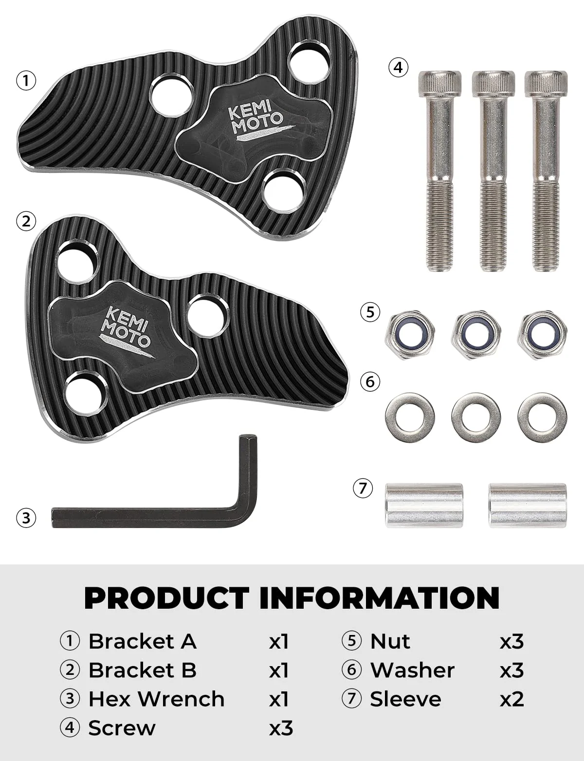 Aluminum Rear Shocks Lowering Kit for GROM MSX125 2022-2024 - Image 5