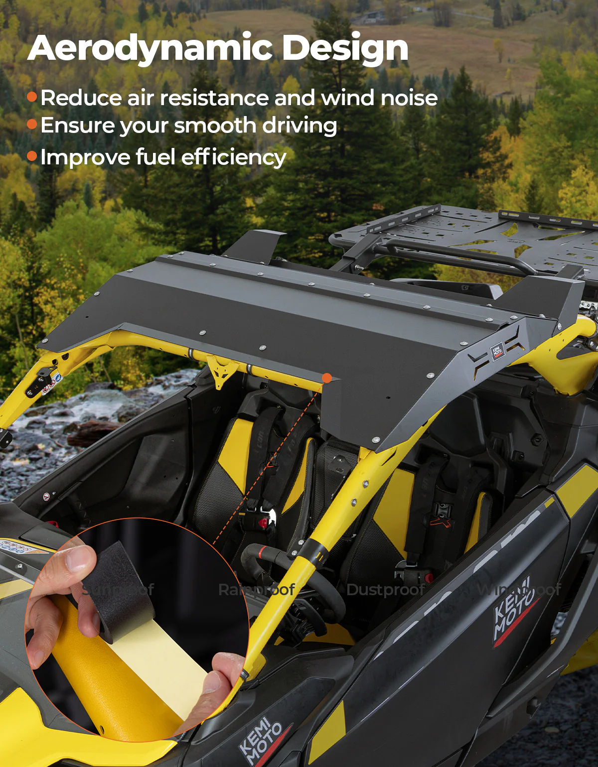 Aluminum Roof for Can-Am Maverick R 2024+ - Image 3