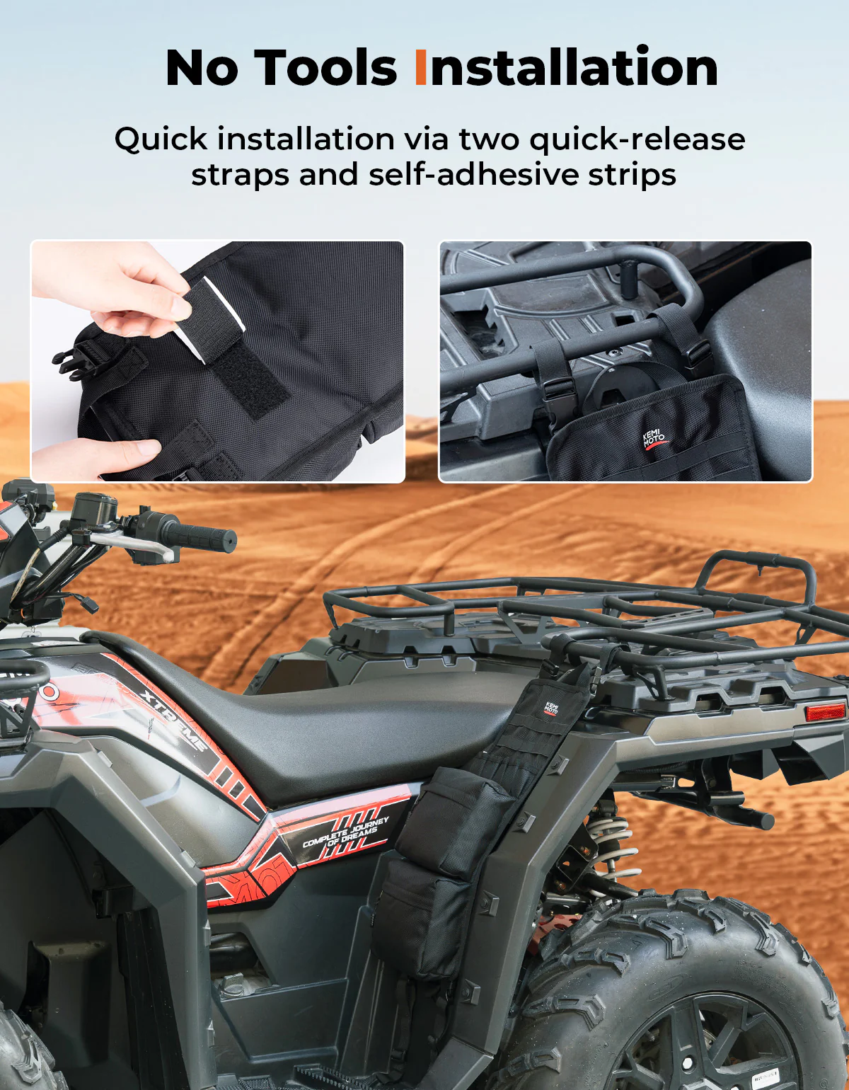 ATV 1680D Fender Bag Roll Up - Image 5