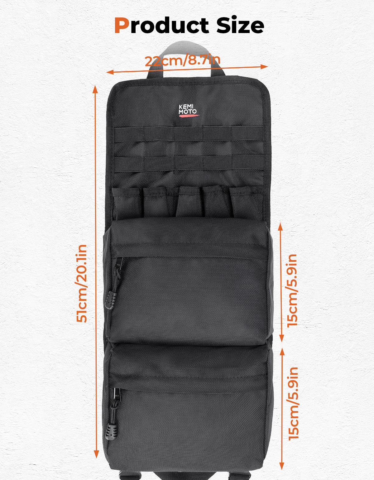 ATV 1680D Fender Bag Roll Up - Image 6