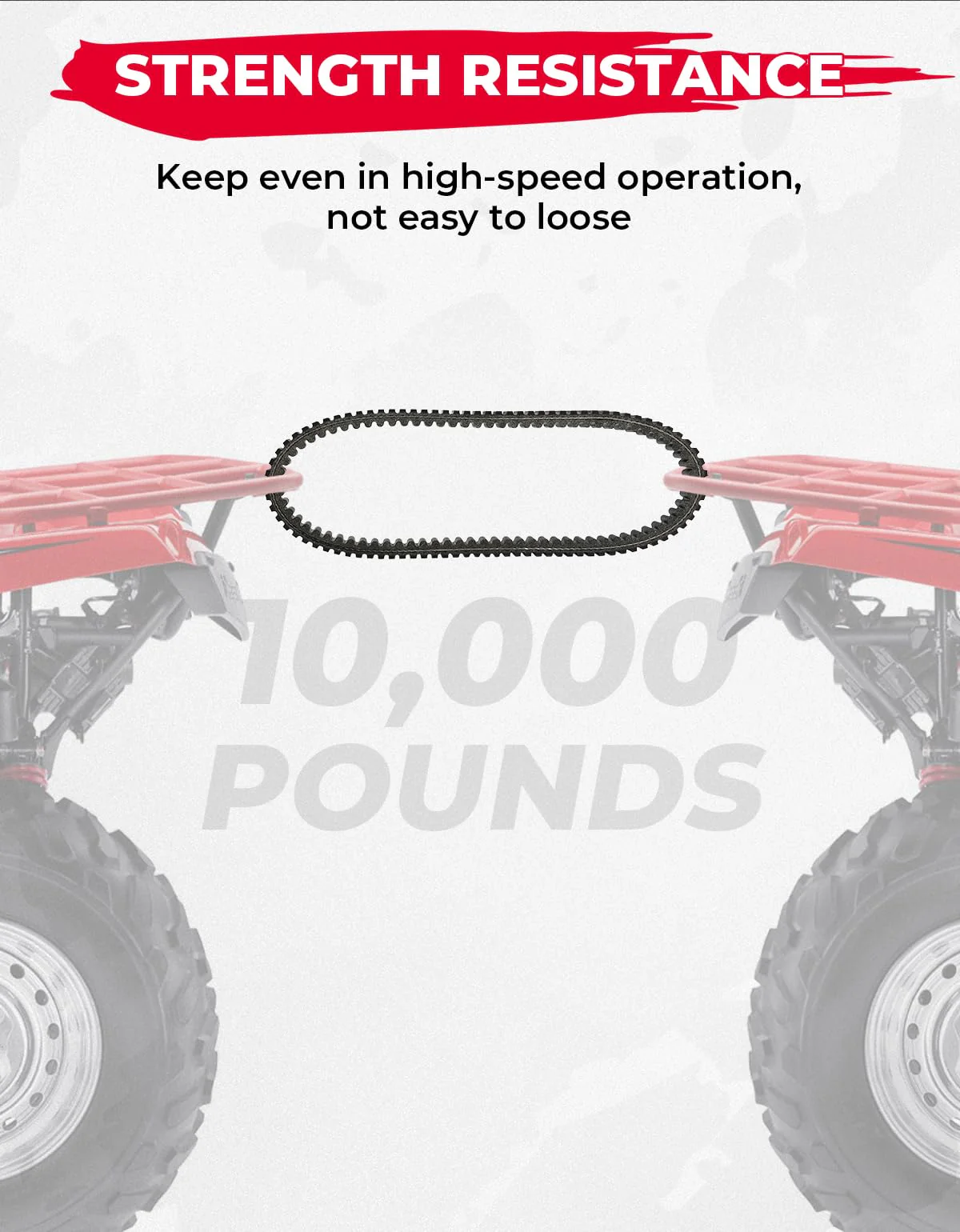 ATV Drive Belt Kawasaki Brute Force / KFX / Prairie / Teryx 750 - Image 5
