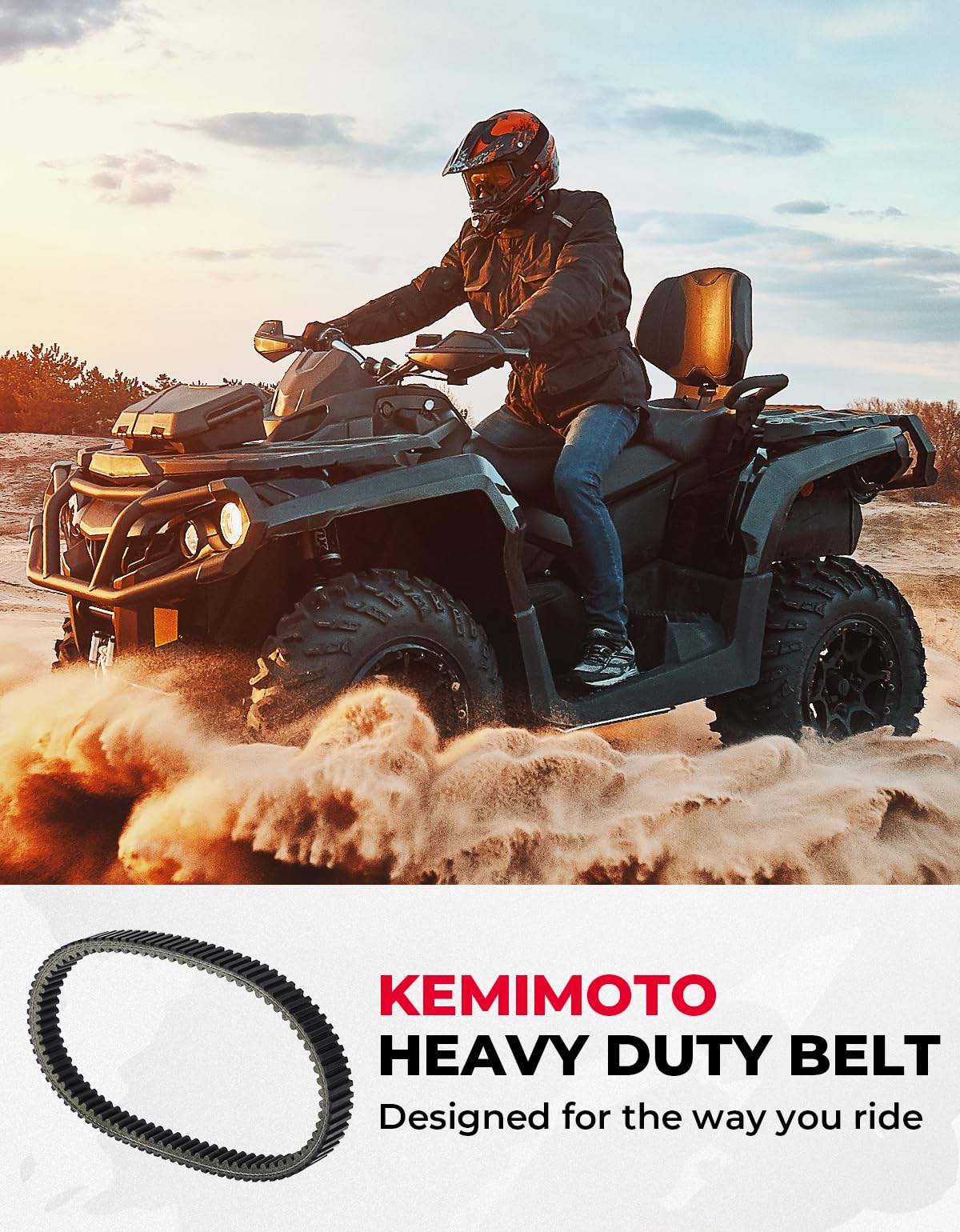 ATV Drive Belt Kawasaki Brute Force / KFX / Prairie / Teryx 750 - Image 7
