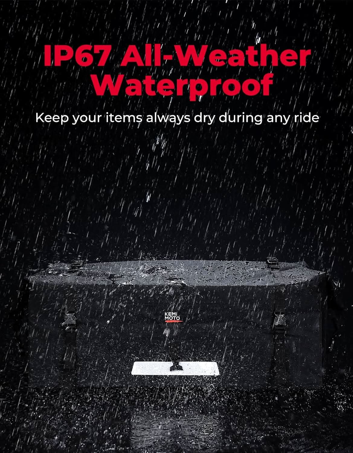 ATV Dry Bag, PVC Universal Storage Bag, 70L Waterproof - Image 2