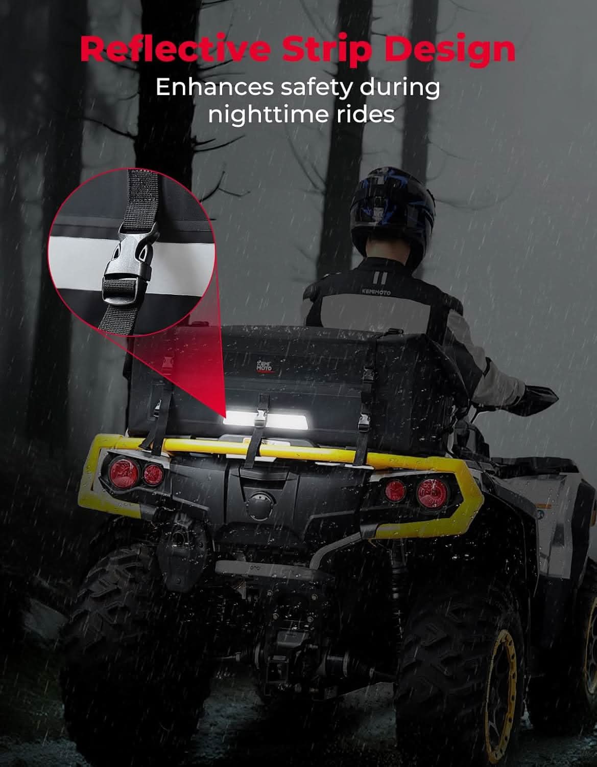 ATV Dry Bag, PVC Universal Storage Bag, 70L Waterproof - Image 6