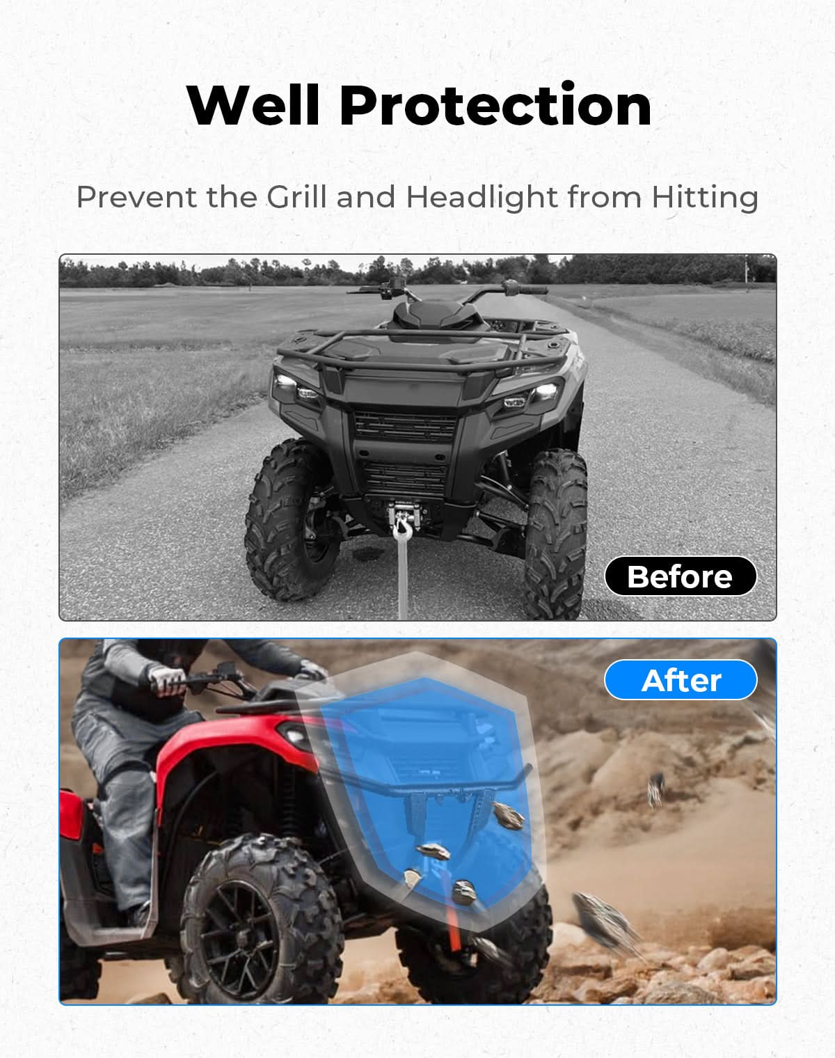 ATV Front Bumper Guard for Can-Am Outlander G3L 500 | 700 - Image 3