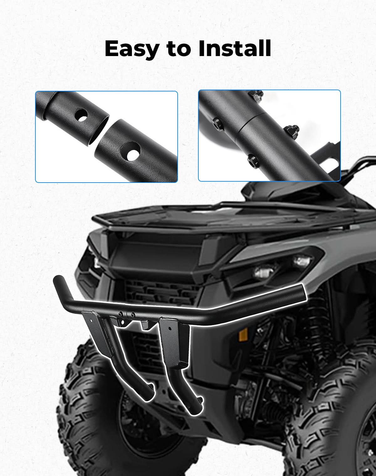 ATV Front Bumper Guard for Can-Am Outlander G3L 500 | 700 - Image 5