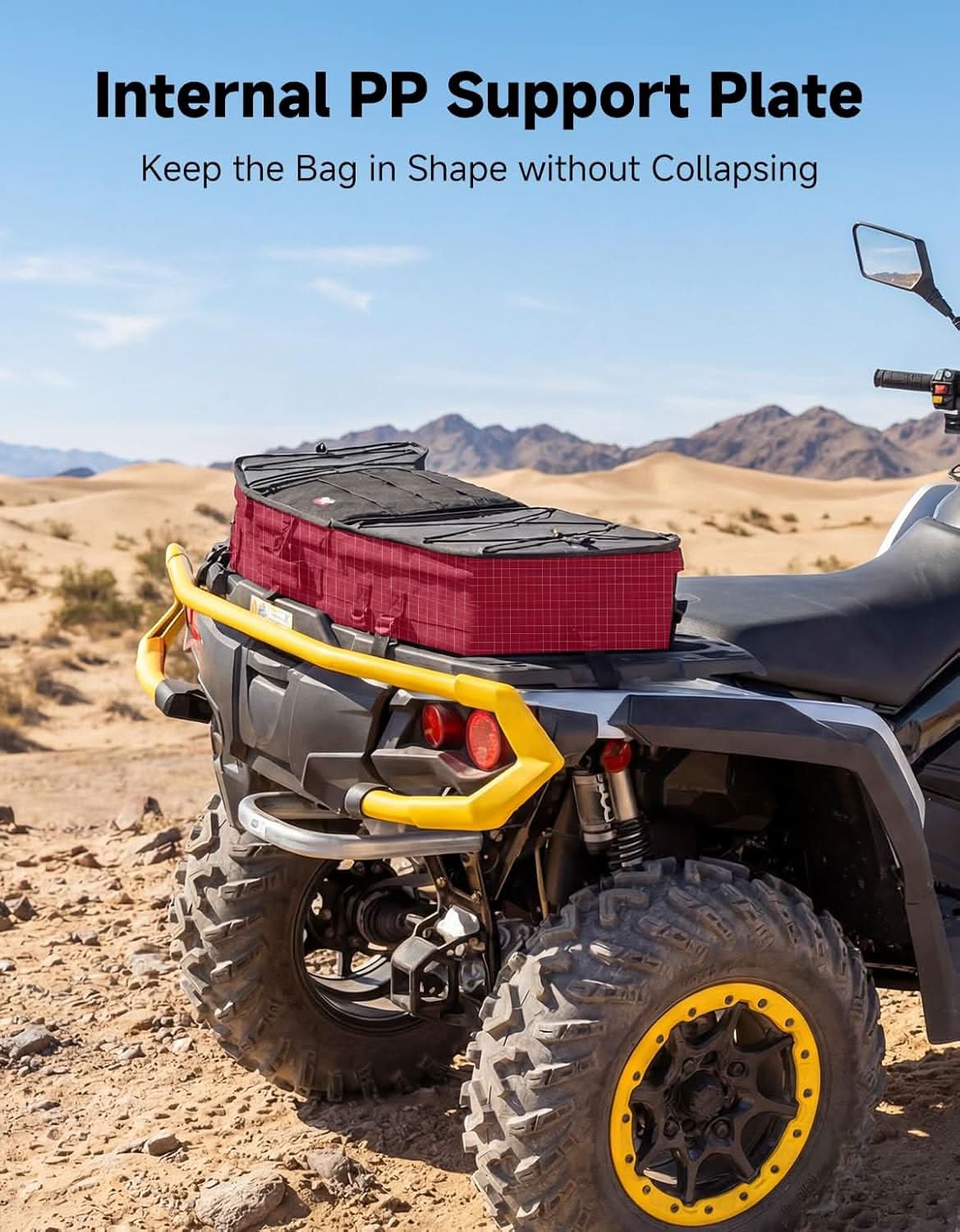ATV Front Rear Rack Bag for Polaris Sportsman / Ranger / RZR , Can-Am - Image 5