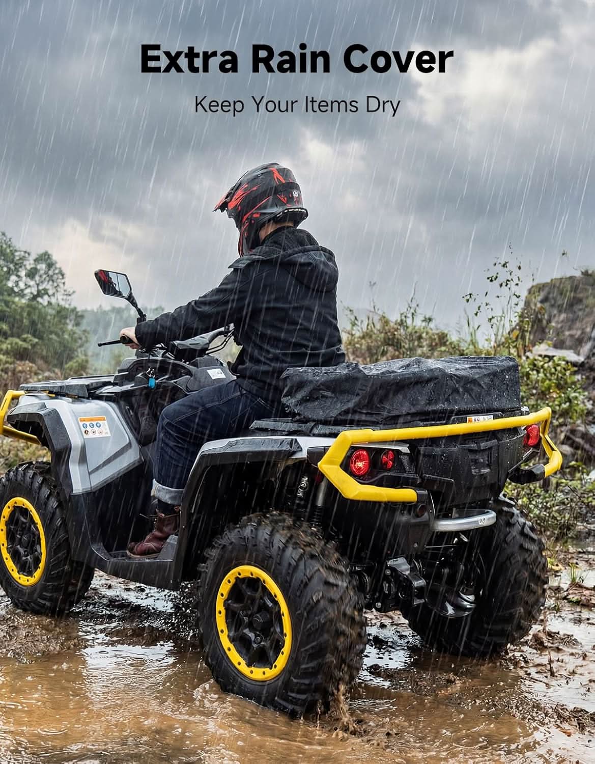 ATV Front Rear Rack Bag for Polaris Sportsman / Ranger / RZR , Can-Am - Image 6