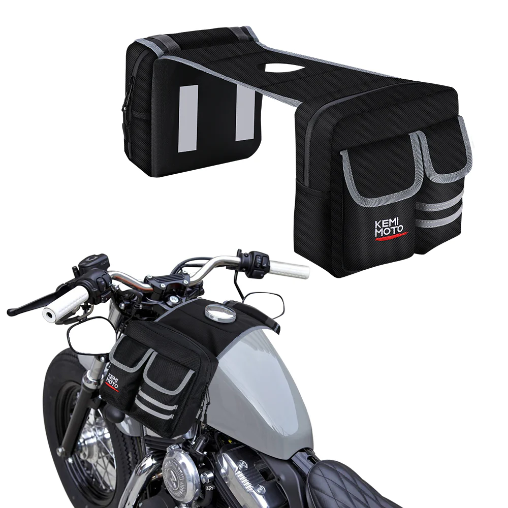 ATV Motorcycles Fuel Tank Bag Saddlebag - Image 6