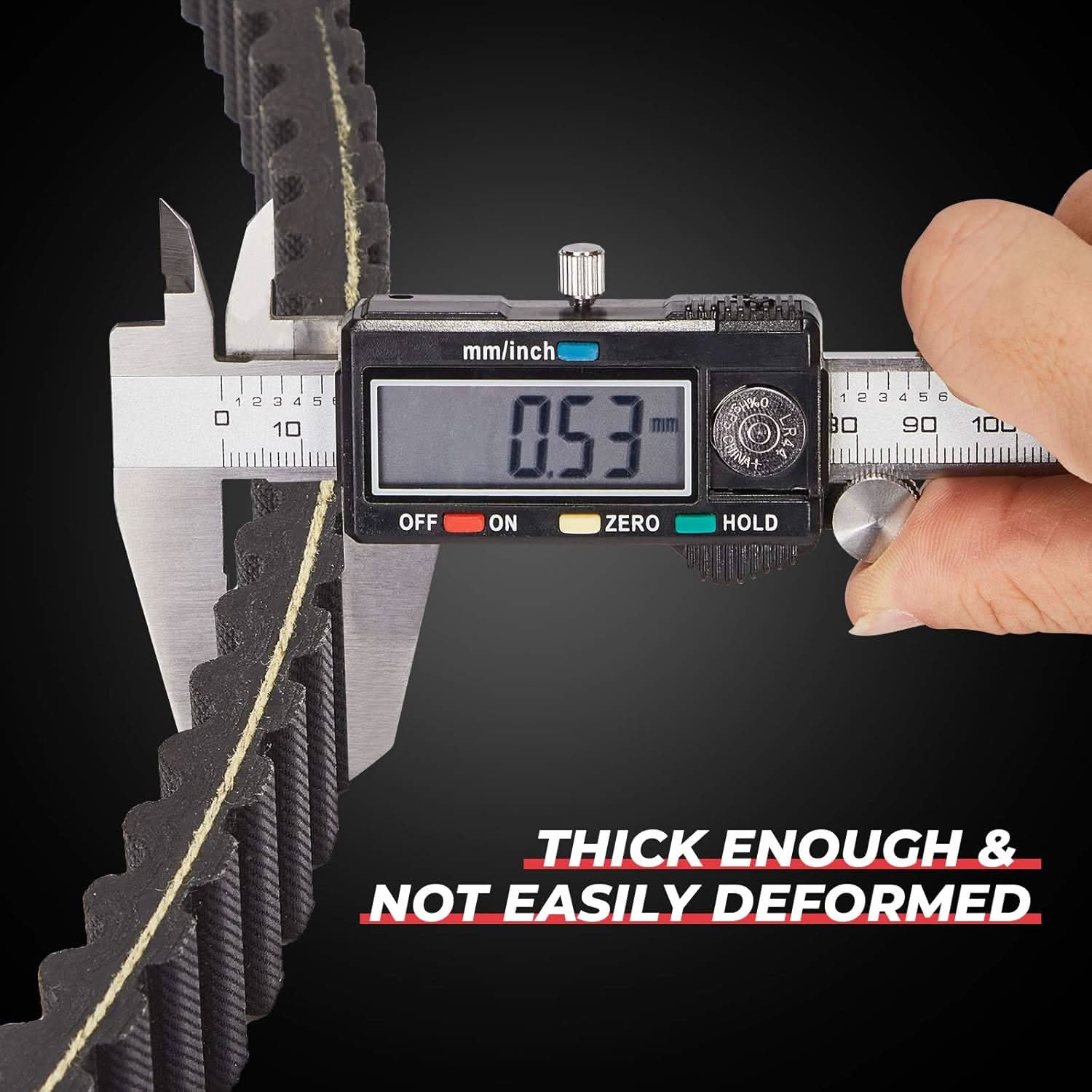 Heavy-Duty Carbon Drive Belt for Polaris Sportsman 400/500, Ranger XP 875cc, Scrambler - Image 4