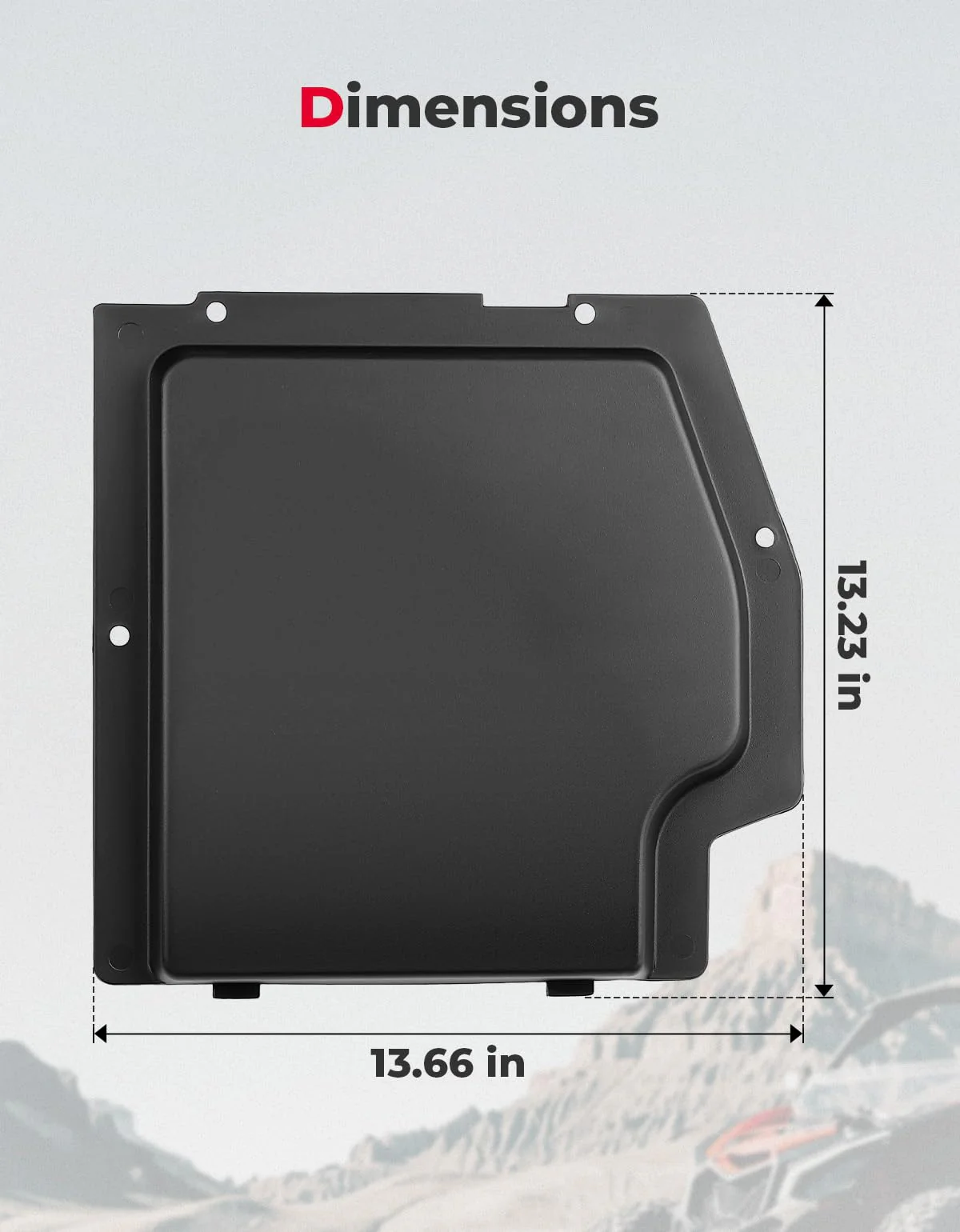 Battery Cover Plate for Can-Am Maverick X3 / X3 MAX - Image 6