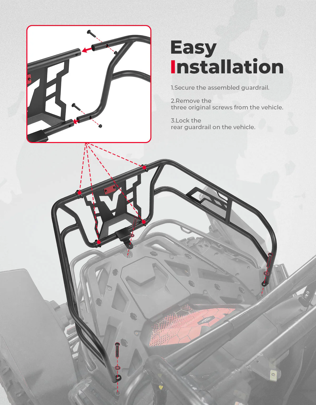Bed Enclosure Rear Tailgate for CFMOTO ZFORCE 950 - Image 4