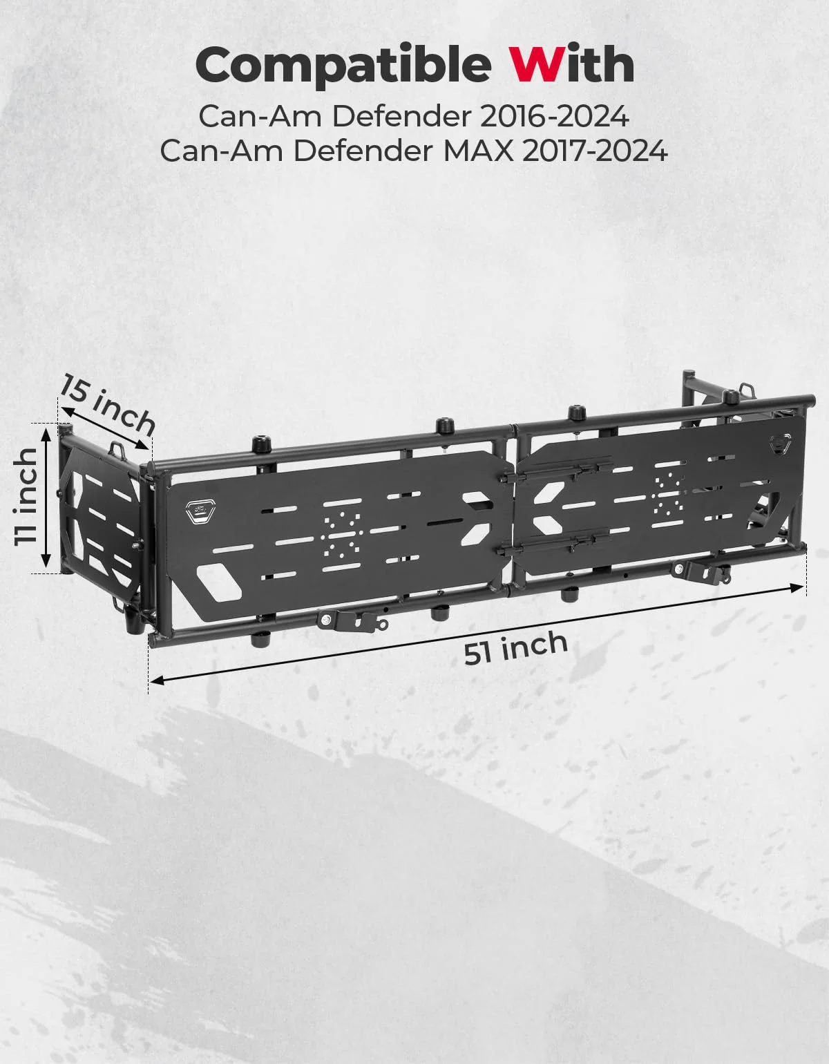 Heavy-Duty Bed Extender for Can-Am Defender HD10|9|8|7|5 - Image 6