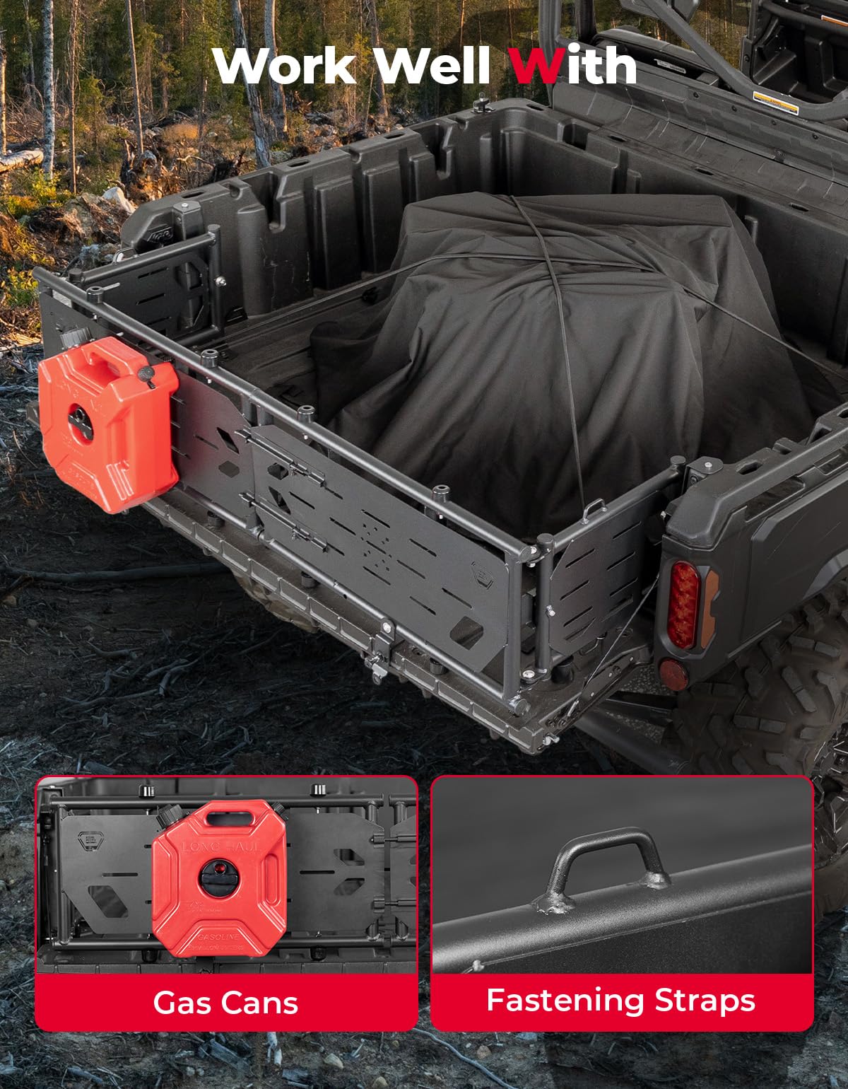 Heavy-Duty Bed Extender for Can-Am Defender HD10|9|8|7|5 - Image 7