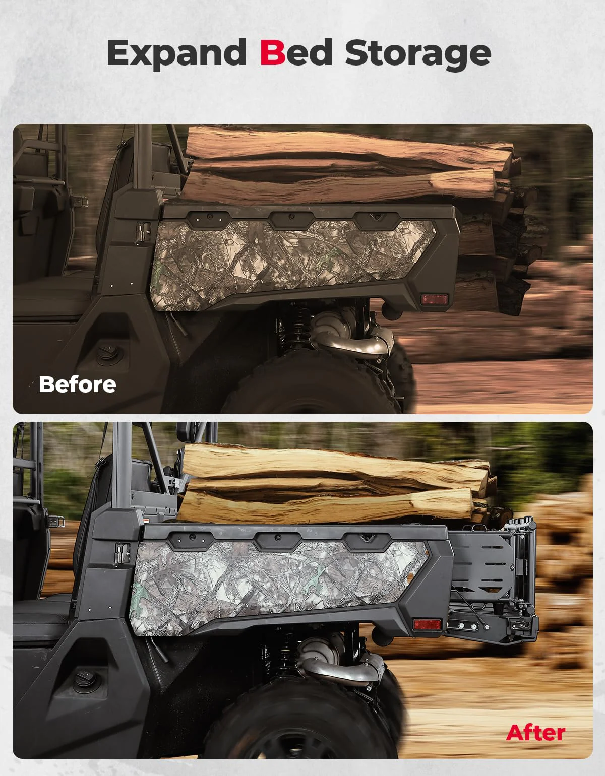 Bed Extender Tailgate Extension for CFMOTO Uforce 1000/1000 XL - Image 2