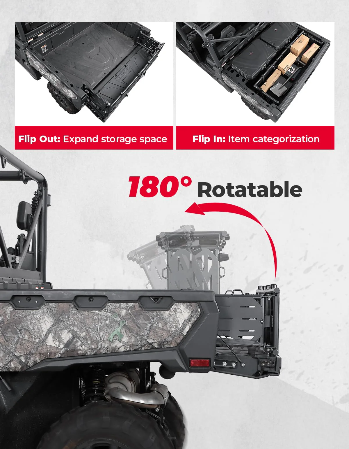 Bed Extender Tailgate Extension for CFMOTO Uforce 1000/1000 XL - Image 3