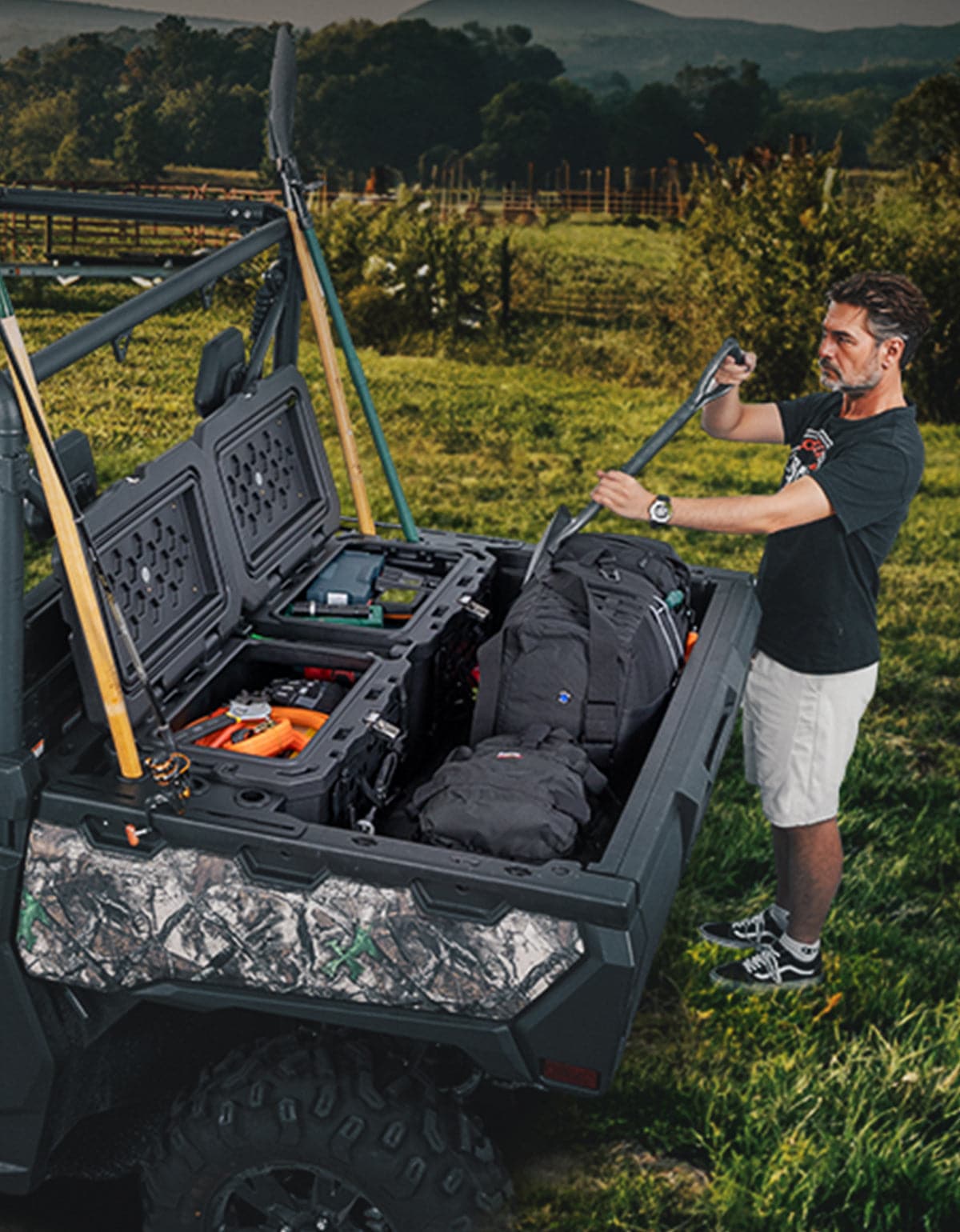 110L/29Gal UTV Bed Storage Box For CFMOTO Uforce 1000 | 1000XL| U10 - Image 7