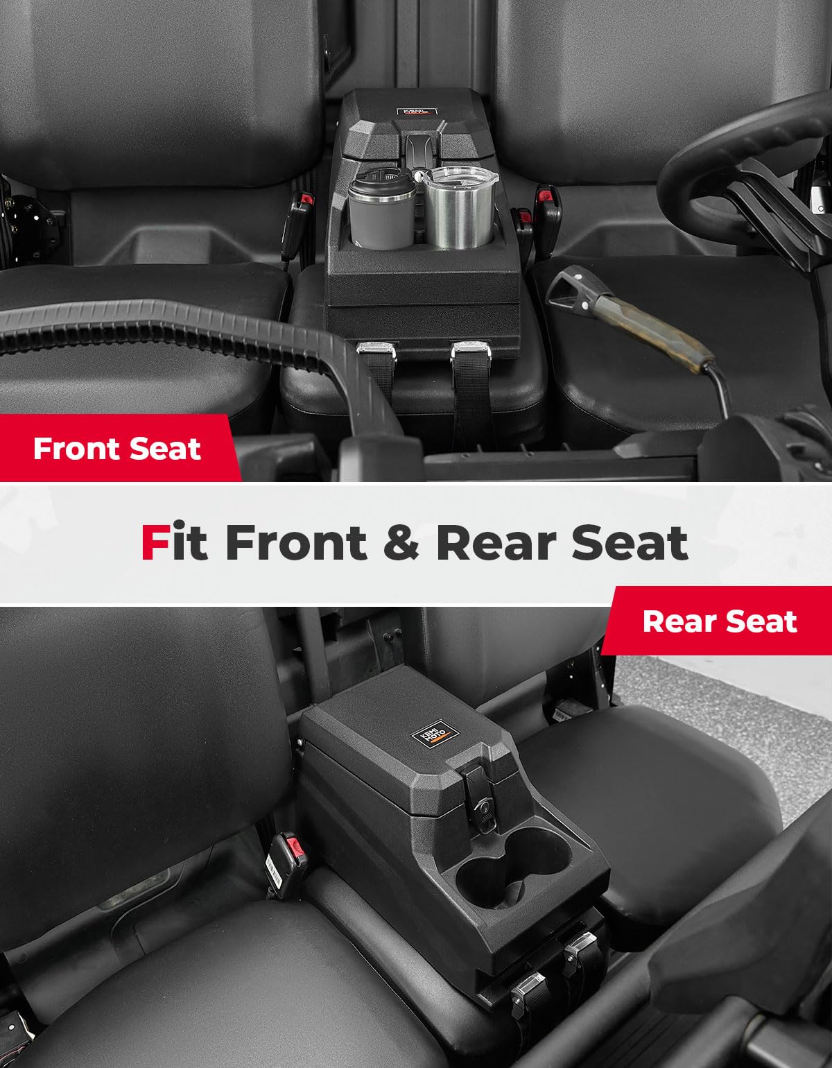 Bench Seat Console Armrest Box for Can-Am Defender HD10|9|8|7|5 - Image 6