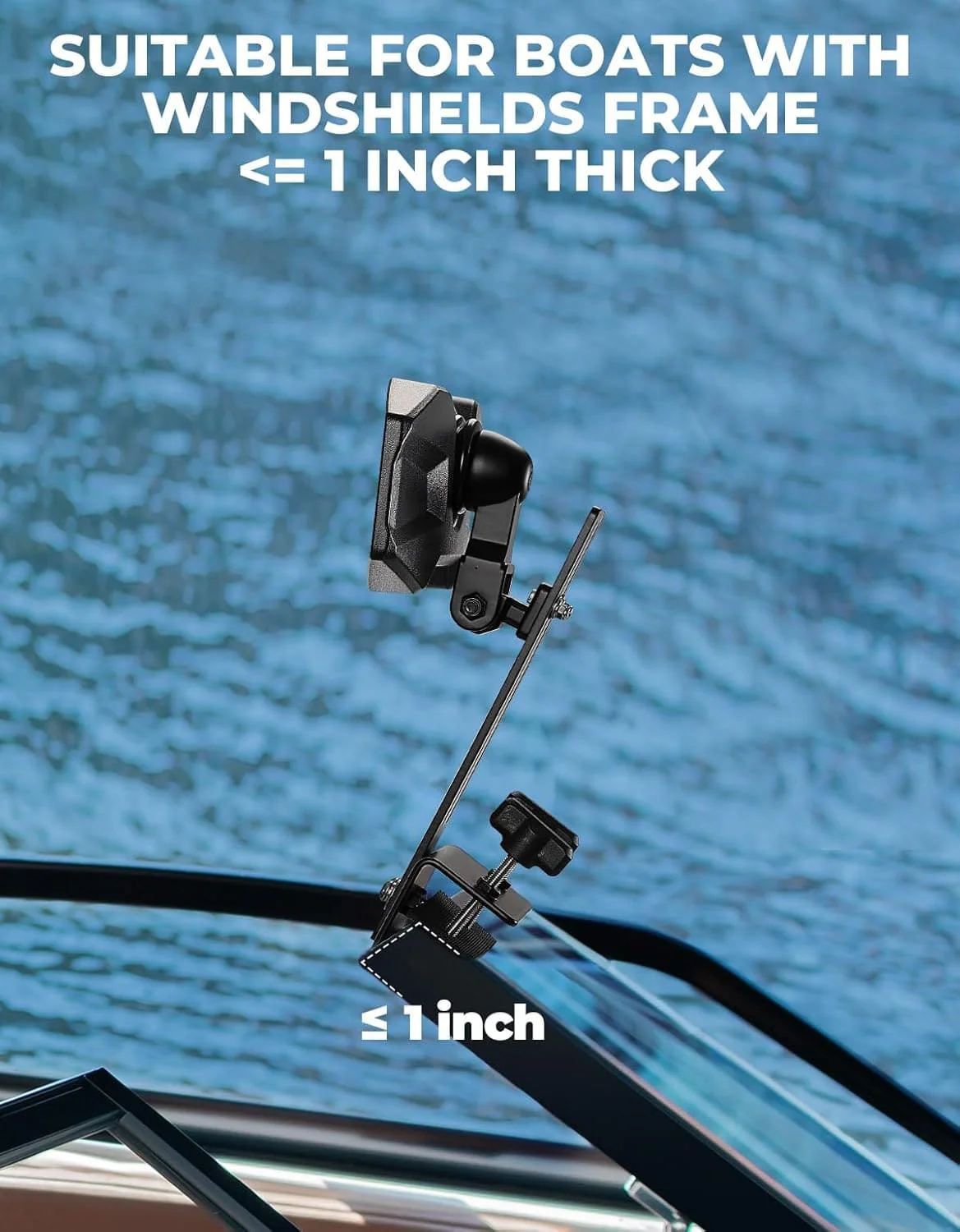 Boat Rear View Mirror 4.5"x8" for Boat Ski Boat Water Skiing Fishing - Image 4