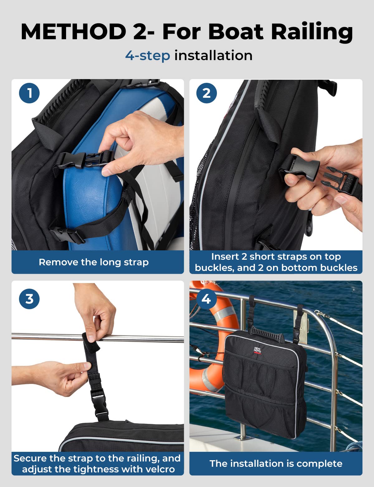 Boat Storage Bag Seat Backpack Bag - Image 5
