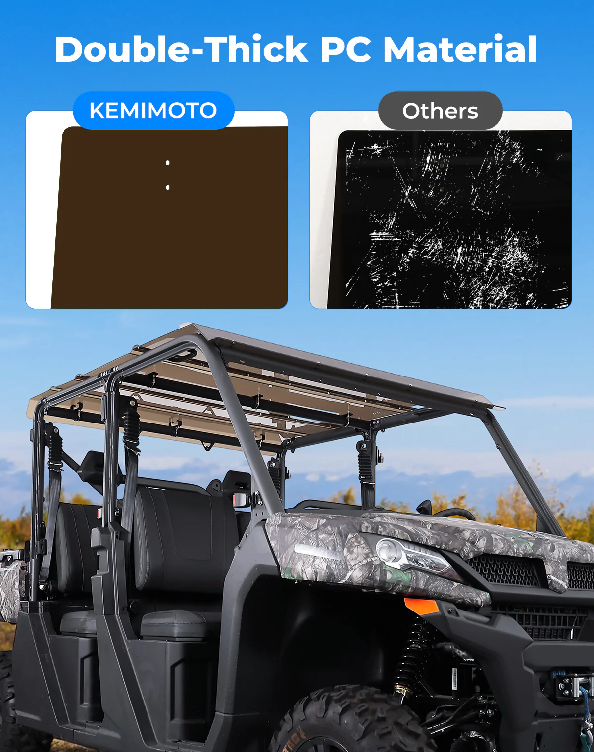 Hard Roof Top for CFMOTO UForce 1000XL 2022+ - Image 6