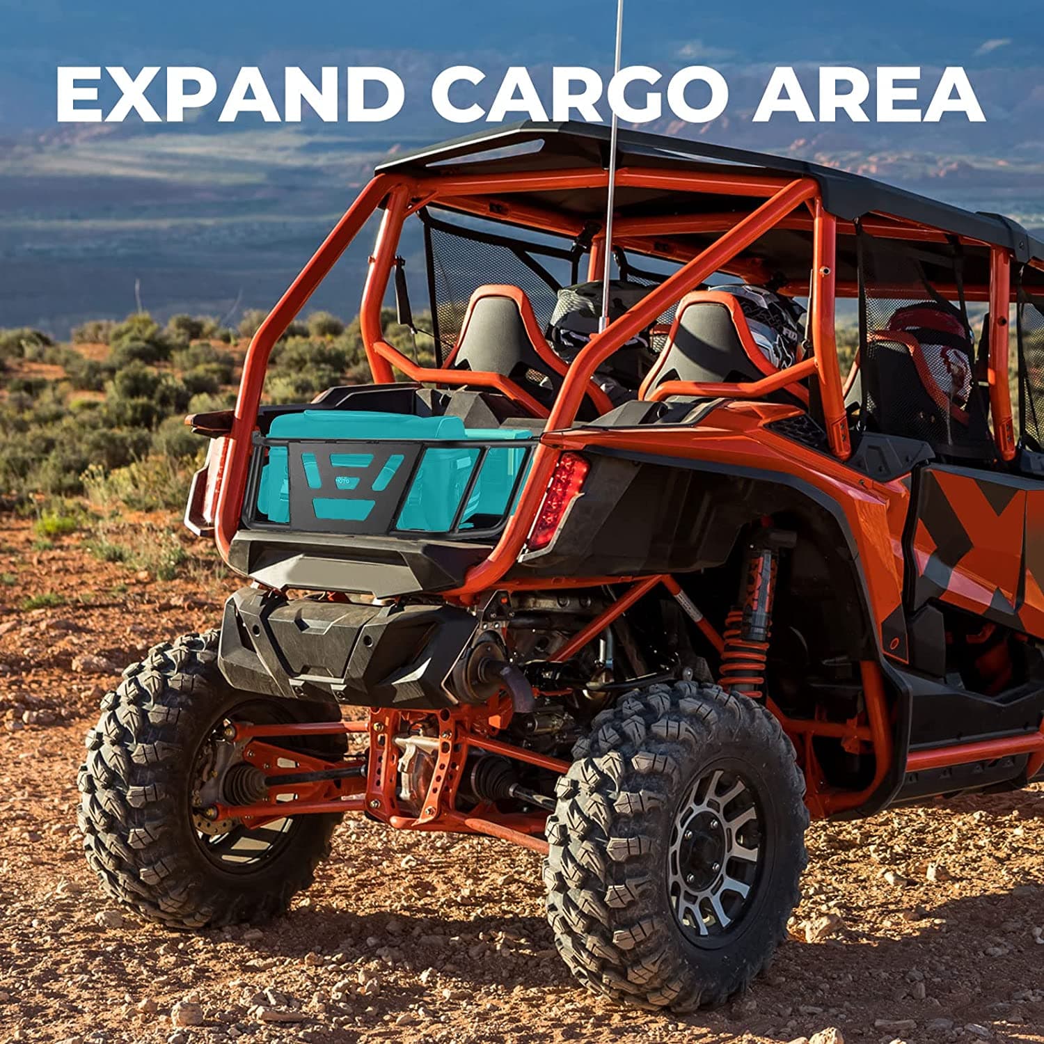 UTV Bed Enclosure Cargo Tailgate Extender for Talon 1000X 1000R 1000X-4 2019-2024 - Image 4