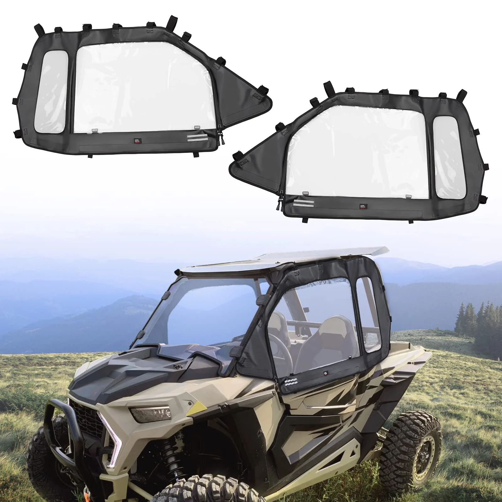 Cab Enclosures Front Windshield for Polaris RZR XP 1000/4 - Image 3