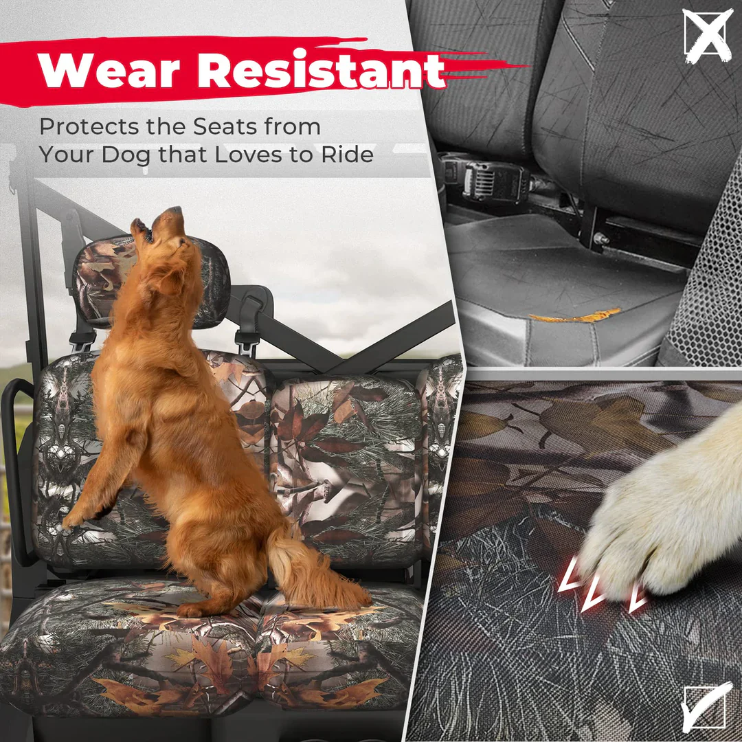 Camouflage Seat Cover & TPE Floor Mats for Can-Am Defender HD7|8|9|10 - Image 4