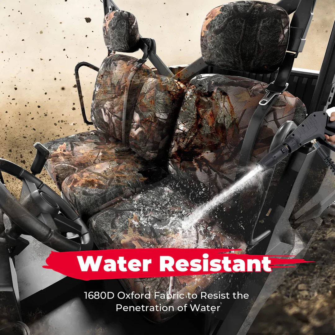 Camouflage Seat Cover & TPE Floor Mats for Can-Am Defender HD7|8|9|10 - Image 5