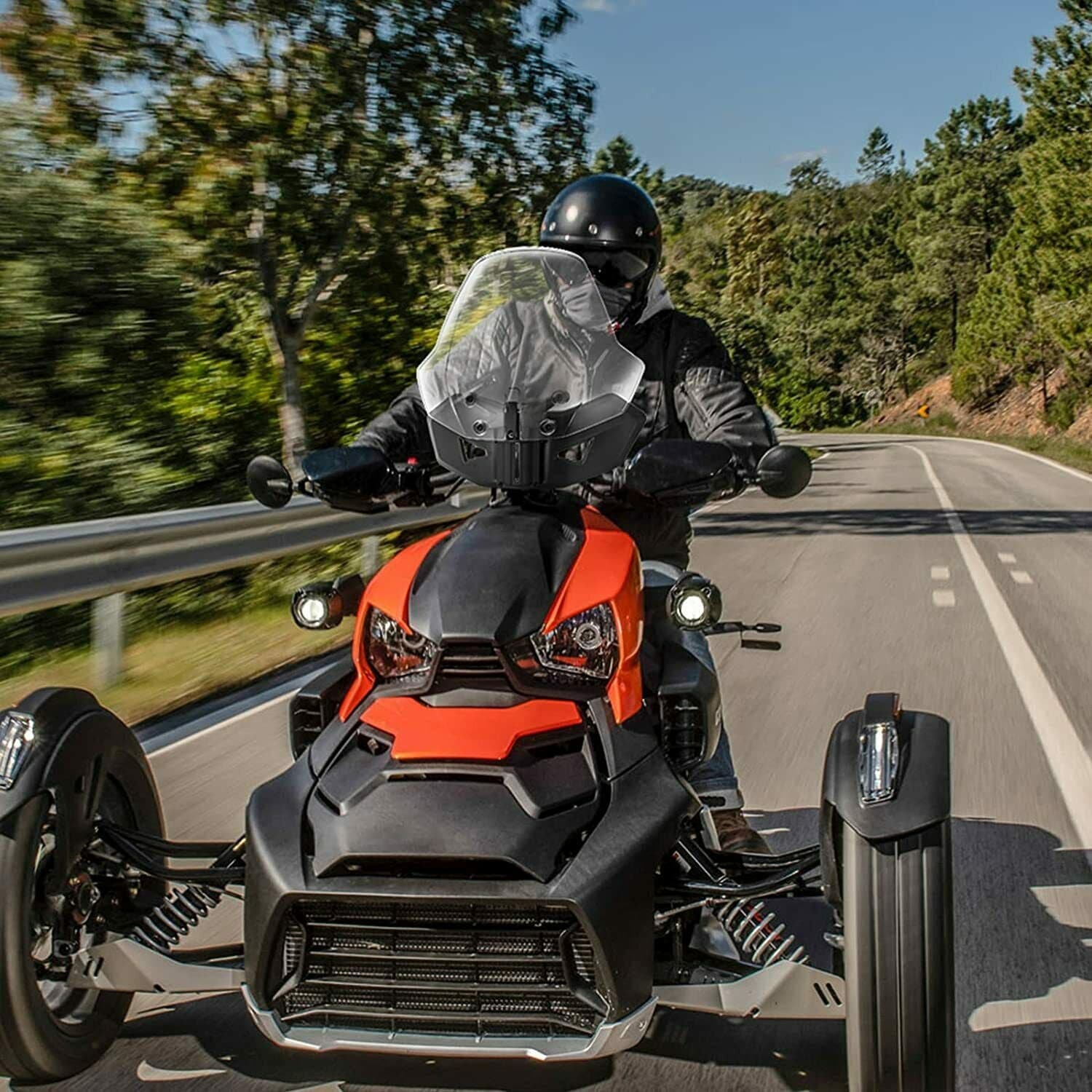 Sport Windshield for Can Am Ryker Rally 2018-2023 - Image 7
