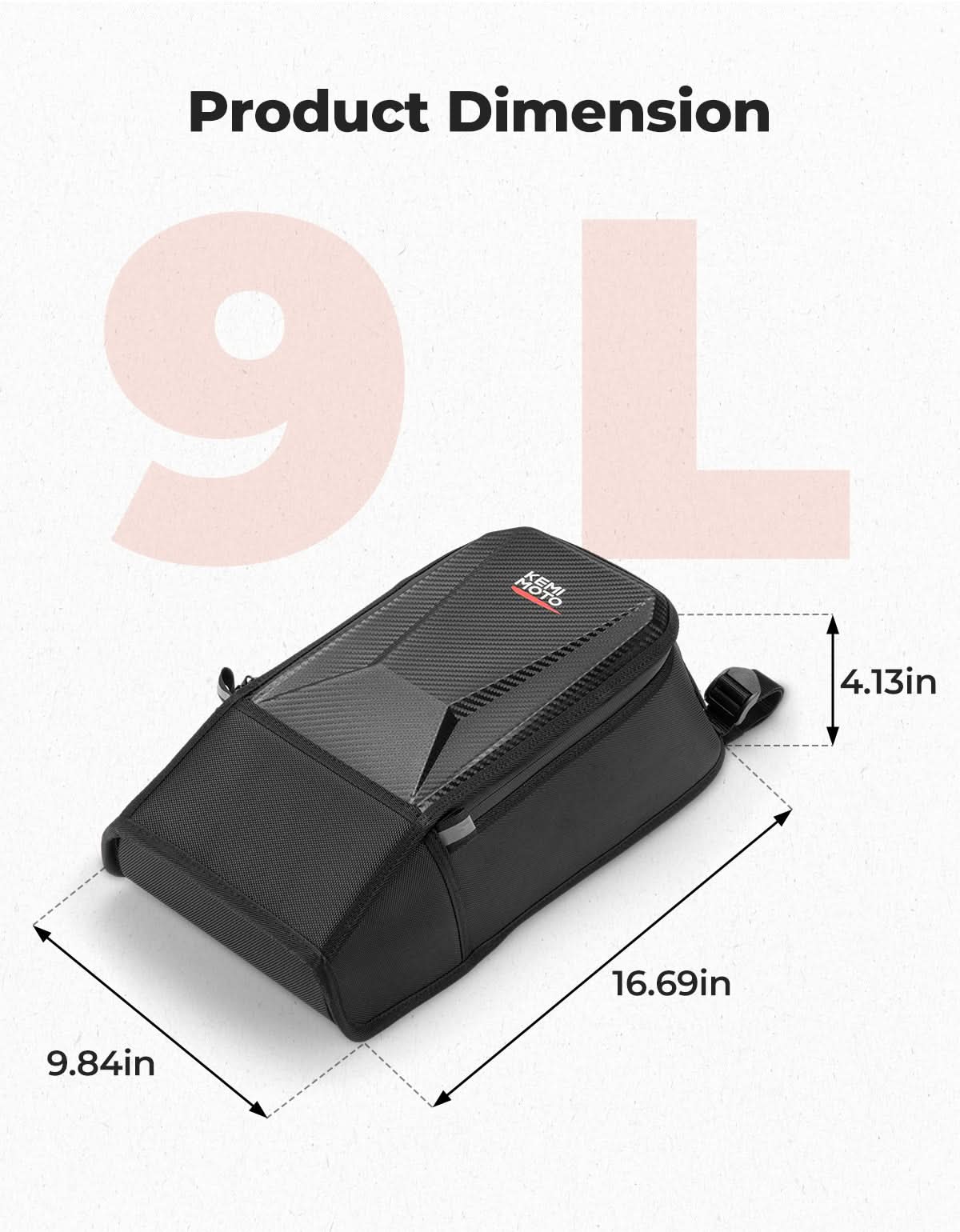Can-Am Commander / Maverick Trail / Maverick Sport Center Console Storage Bag（2011–2023） - Image 4