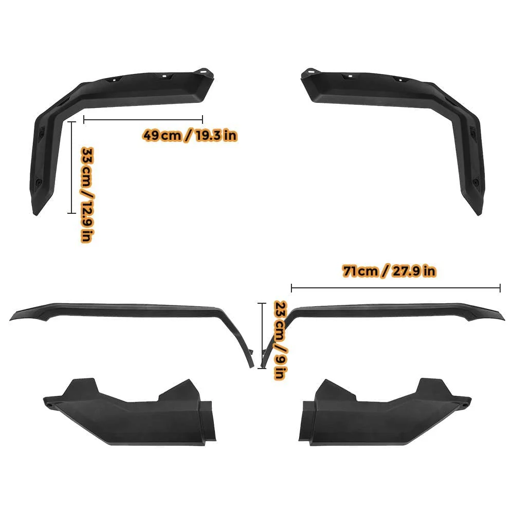 Fender Flares for Can-Am Defender HD5|7|8|9|10 - Image 7